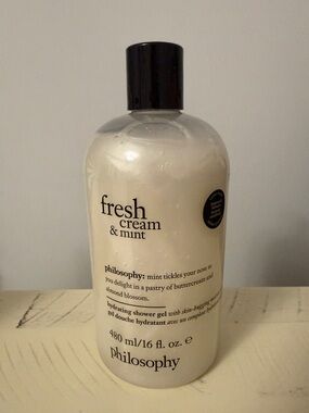 Philosophy Fresh Cream & Mint Shower Gel - 16 fl oz New Sealed